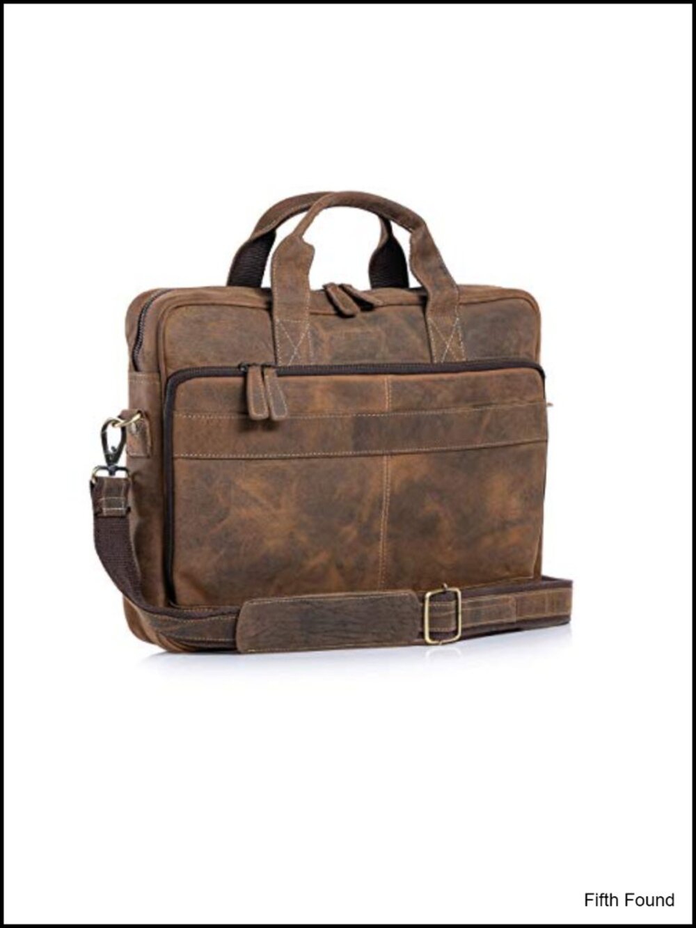 Buffalo leather 16 inch laptop messenger bag satchel briefcase for men women